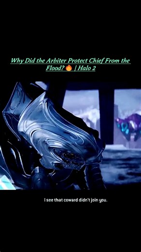 Who Is the “Coward” the Arbiter Mentions? 😱 | Halo 2🔥 #haloinfinite #shortvideo