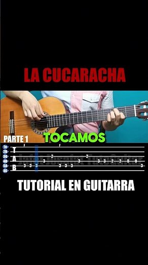 🎸How to Play the Melody of La Cucaracha on Acoustic Guitar - (EASY + TABS) Complete Fingerpicking...