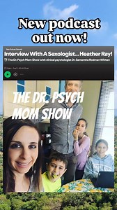 My latest podcast episode features Best Life's sexologist Heather Ray as a guest. It's an interesting and educational conversation about: sex, sexology and what she learned in her training, libido, perimenopause/menopause, her holistic view of intimacy and relationships, sex education in schools, and even how to deal with the aftermath of sexual abuse. | Dr. Psych Mom