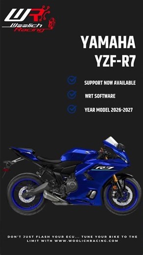 #Short Woolich RAcing adds support for Yamaha R7 2026-2027