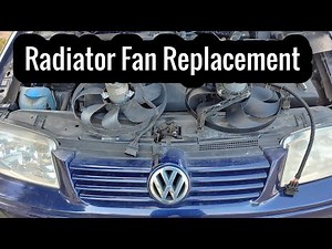 jetta fan not working? How to replace a radiator fan in a 2002 Volkswagen Jetta wagon 2.0 engine mk4