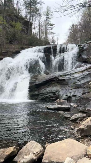 Beautiful waterfall Tellico River, Tennessee #nature #waterfall #travel #outdoors #explore