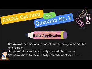 RHCSA demo optional questions 11