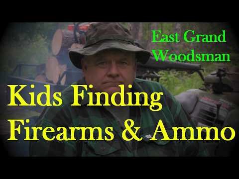 Hide The Guns From The kids @ The Rustic Log Cabin Deer Hunting Camp