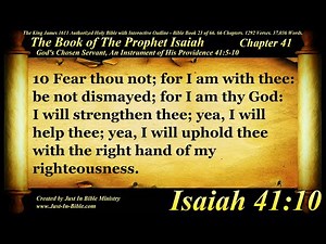 Isaiah Chapter 41 - Bible Book 23 - Holy Bible Audio Text - King James Read Along Bible