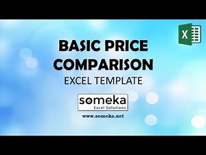 Vendor Comparison Excel Template | Spreadsheet for Vendor Comparison