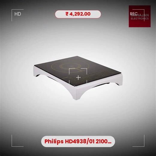 Are you ready to elevate your cooking game? 🍳✨ Introducing the Philips HD4938/01 Induction Cooktop! With a sleek full glass panel, 10 specialized Indian menus, and smart sensor touch technology, this powerhouse delivers effortless and delicious meals. Perfect for busy evenings or family gatherings, it combines style with functionality while ensuring safety and efficiency. Transform your kitchen experience and savor every moment! 😍💖 Snag yours today for just ₹4292.00 and start cooking with con
