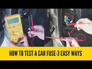 How To Test A Car Fuse-3 Easy And Simple Ways