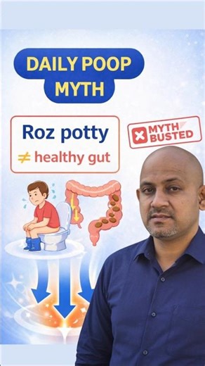 Roz Potty = Healthy Gut? Sabse Bada Myth! #constipation #dralankardhariwal #yourgutdoctor
