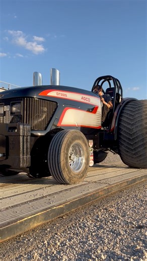 The beautiful AGCO “GALOT” Light Super Stock Tractor getting weighed in ahead of pulling action! #tractorpulling #agco #motorsport #tractor #horsepower | BB Pulling Videos