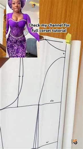 Corset with yoke and modesty pannel