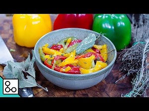 Grilled and marinated peppers - YouCook