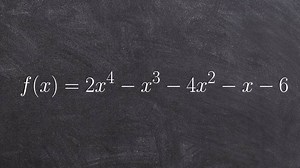 Learn how to find all the possible rational zeros of a polynomial
