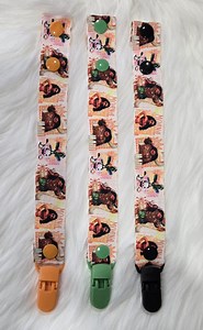 DUMMY/PACIFER CLIPS Disney Moana With Black Clip - Etsy Canada
