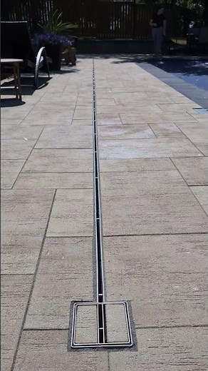 Beautiful Pool Deck Drain
