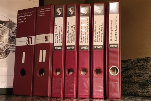 No Reserve: Porsche Workshop Manuals