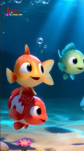Colorful Fish Song | English Nursery Rhymes #Shorts