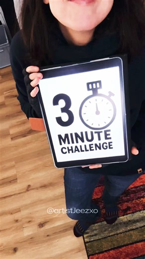 I Tried the 3 Minute Art Challenge! ✨#art #drawingchallenge #trendingshorts