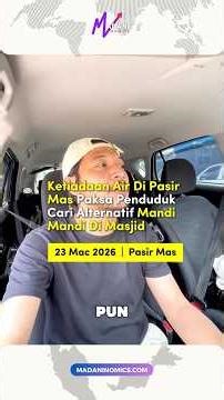 Wanns Ahmad luah rasa kesal terhadap krisis bekalan air di Pasir Mas menjelang Aidilfitri