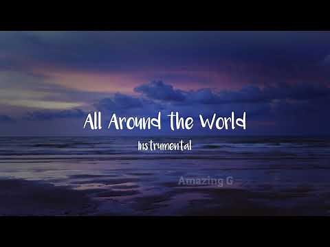 All Around the World (Instrumental with lyrics) // Christian Song