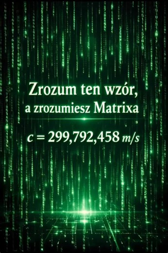za dużo tych danych... #Matrix #StałaC #Symulacja #PrędkośćŚwiatła #Przebudzenie