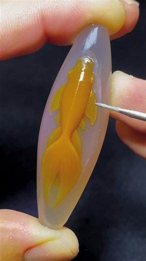 Hand-carved fish #art #handcarved #artprocess