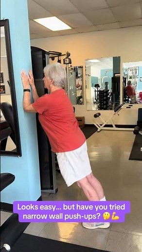 💪 Wall Push-Ups for 80+ Strength! 💪 #seniorfitnesse