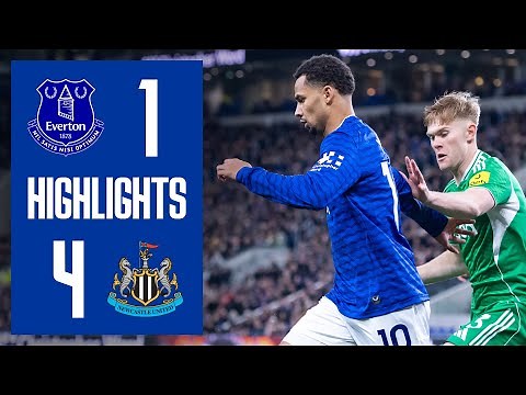 EVERTON 1-4 NEWCASTLE UNITED | Premier League highlights