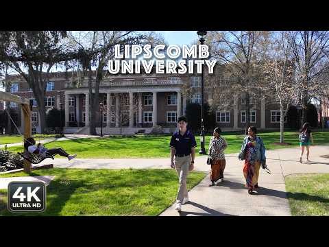 [4K] Lipscomb University | Nashville, TN Campus Walking Tour 🏛️