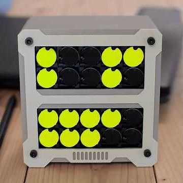 BINARY Code - Flip Dot Clock
