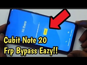 Cubot Note 20 FRP Bypass 100% Easy