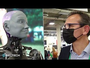 Ameca, the humanoid robot answers to our questions