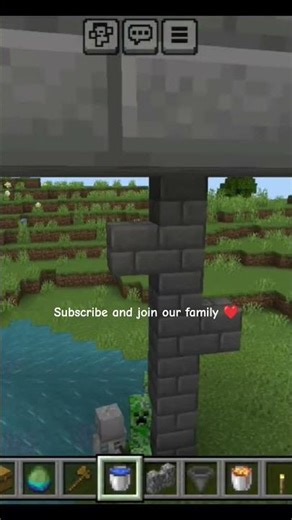 how to make an iron farm #trend #ironfarm #ironfarmmcpe #tutorial #modern #minecraftbuilds