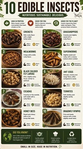 Would You Eat Edible Insects? 🦗🍽️ | The Future of Food?