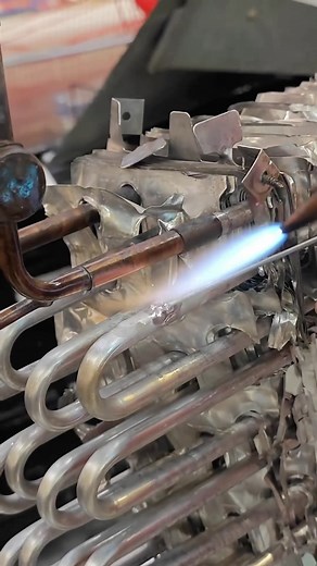 PATCHING A HOLE ON AN ALUMINUM A/C COIL 🔥🆒😎 #CoolComfort #ACLifeHacks #EfficientCooling #BeatTheHeat #EcoFriendlyAC #ACTechnicianTips #ACInstallationPro #HVACProblemsSolved #ClimateControlTech #SmartCoolingSolutions #ACDeals #CoolSavings #EcoCoolPromos #UpgradeYourAC #SeasonalComfort #ACMaintenance101 #KnowYourAC #EnergySavingsTips #HVACTechTalk #AirQualityMatters #AirWeGo #NextGenCooling #24HourACTechs #CustomComfortSolutions #YourAreaCooling #CoolingCommunity #HomeComfortZone #ACQuestionsAn