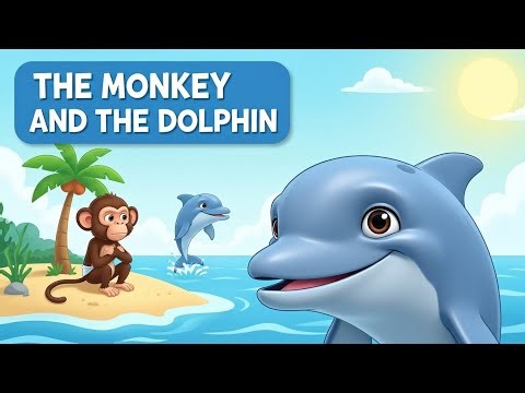 The Monkey and the Dolphin 🐒🐬 | Aesop for Children | Bedtime Story | Pilo Kids Stories