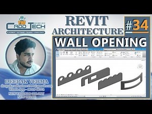#34 | WALL OPENING in Revit Architeture [deepak verma]