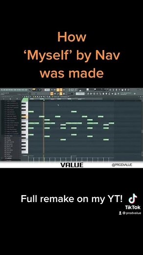 How ‘Myself’ by Nav was made! #shorts