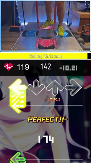 Rolling Christmas by BanYa #dancedancerevolution #ddr #stepmania #itg #shorts