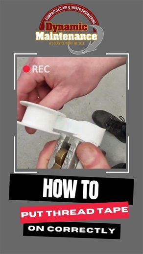 Simple how to use thread tape