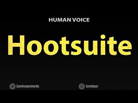 How To Pronounce Hootsuite