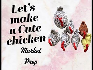 Crochet a Chicken Amigurumi Easy Tutorial! #crochet #yarnaddiction