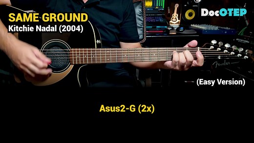 Easy Guitar Chords Tutorial for 'Same Ground' by Kitchie Nadal