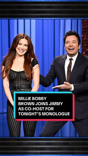 Millie Bobby Brown Co-Hosts Tonight with Jimmy Fallon