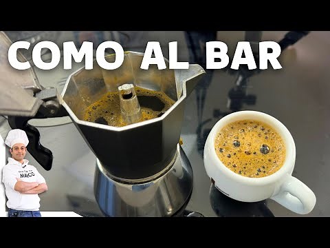 How to make foamy coffee like at the bar with the Italian Moka pot 🌟