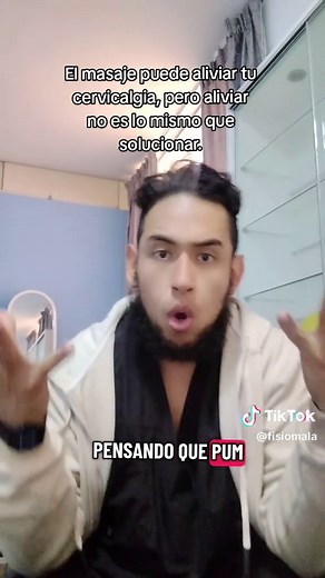 ¿Tienes cervicalgia y llevas meses recibiendo masajes? El masaje puede ayudarte a disminuir temporalmente el dolor y la tensión, pero si no se identifica qué está causando tu dolor de cuello, el alivio puede durar poco. La fisioterapia no debería limitarse a relajar el músculo: debe evaluar, encontrar la causa y recuperar tu capacidad de movimiento. #Cervicalgia #DolorDeCuello #Fisioterapia #Neurorehabilitacion #FisioMala