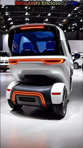 2026 Mitsubishi Enclosed Trike 😱 The Future 3-Wheel Cabin Bike is Here! Mind-Blowing Concept