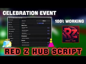 🎈New Update Red Z Hub Blox Fruits Script - Auto Fishing, Auto Farm, Aimbot & More!