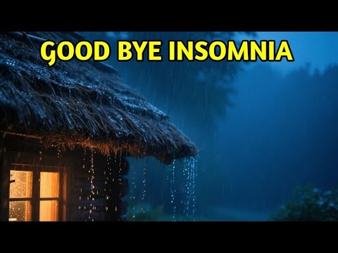 Deep Sleep Rain Sounds | Heavy Rain ASMR for Insomnia and Anxiety