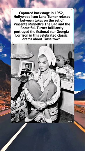 Lana Turner Backstage on the Set of The Bad and the Beautiful (1952) 🎬 #LanaTurner